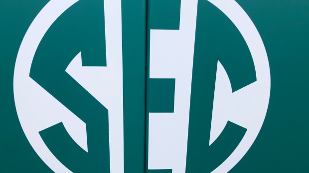 Green SEC logo for St. Patrick's Day